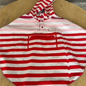 Hunter Red and White Striped Bibs
